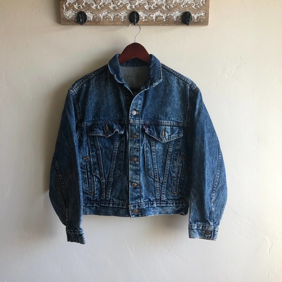 Levi's Jackets & Blazers - Levi 1980s 57514 USA Dark Acid Wash Denim Jean Jacket